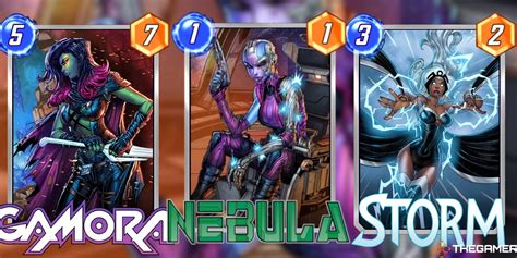 Under the right circumstances, this makes Gamora a five-cost twelve-power card, matching the immense stat line of a card like Red Skull, only with no downside. . Nebula decks marvel snap